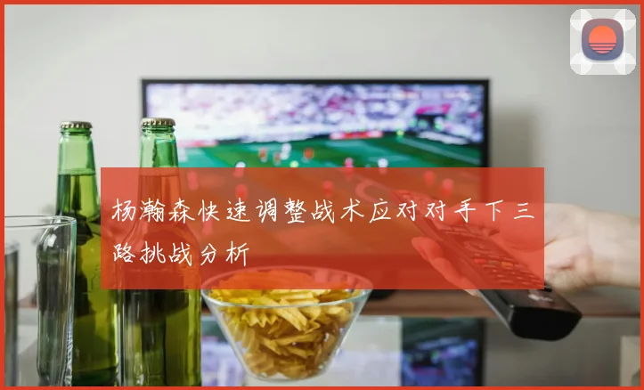 杨瀚森快速调整战术应对对手下三路挑战分析